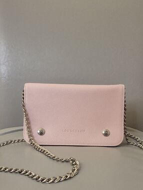 Longchamp Le Foulonne Wallet on a Chain